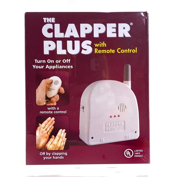 The Clapper Plus With Remote Control NIB Factory Sealed - Picture 1 of 2